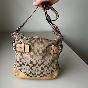 COACH Signature Soho Purse Womens Shoulder Hand Crossbody Bag Brown Vintage 3574